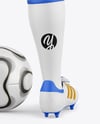 Full Soccer Kit w/ Mannequin Mockup - Back View