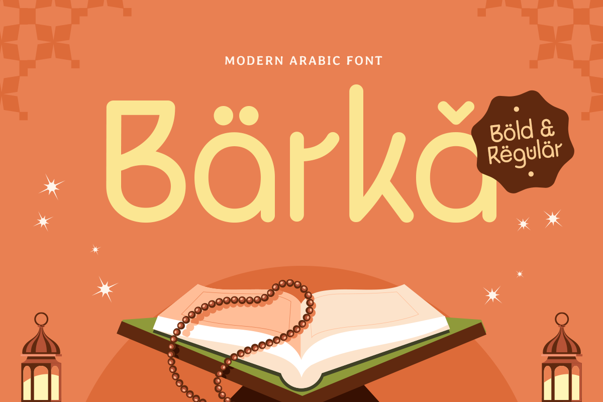 Barka - Modern Arabic Font