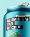 Aluminium Drink Can Mockup