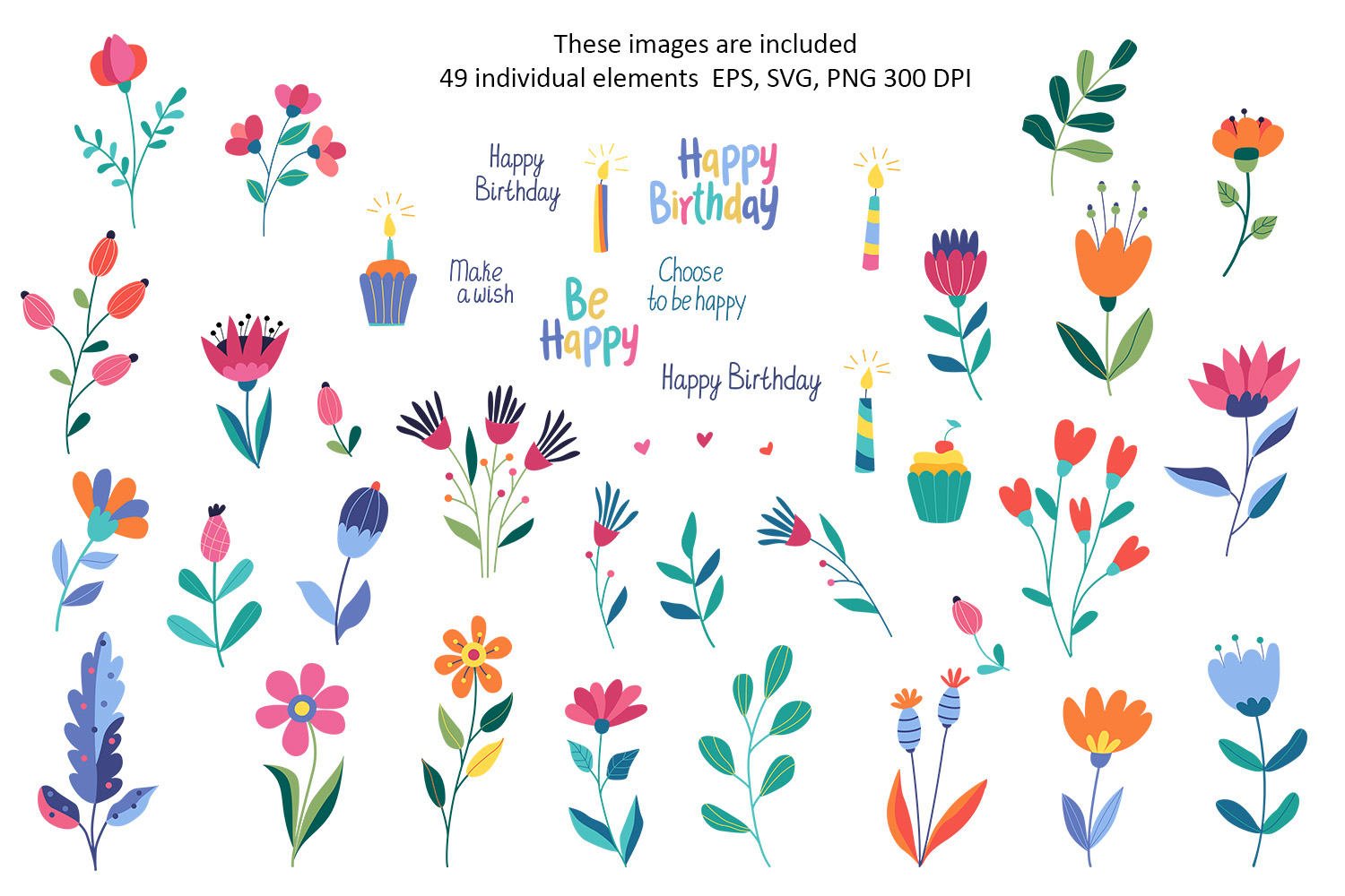 Funny Llamas Clipart and Pattern Collection