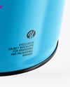 Glossy Tin Can w/ Metallic Handle Mockup