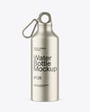 Aluminum Water Bottle Mockup