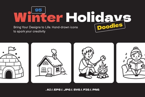 Winter Doodles Collection