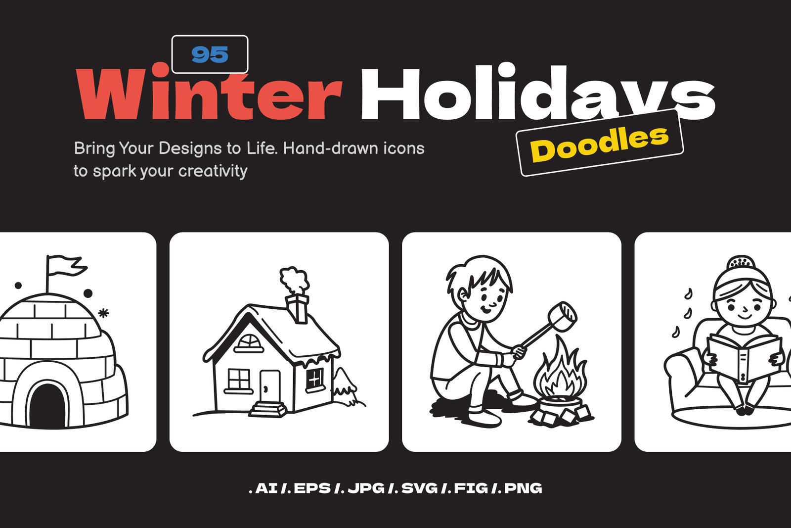 Winter Doodles Collection