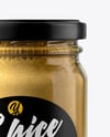 Glass Jar with Ground Ginger Mockup