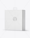 Matte Paper Box w/ Hang Tab Mockup