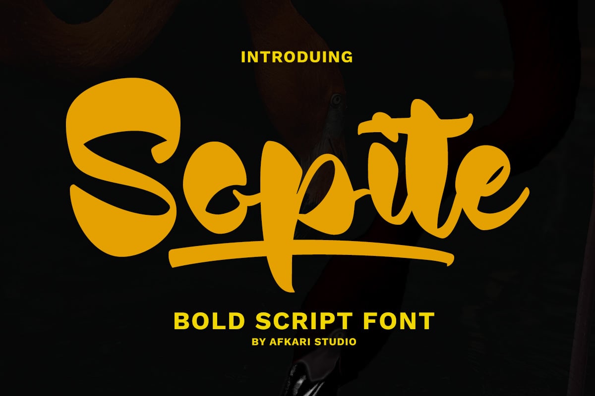 Sopite - Handwritten Bold Script Font