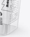Clear Plastic Cup with Drink Mockup