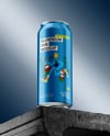 16oz Aluminium Can on the Block Mockup