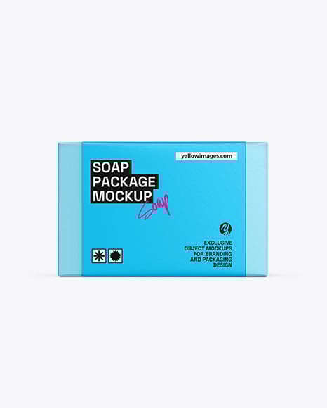 Paper Soap Bar Mockup – Front View - Mockups
