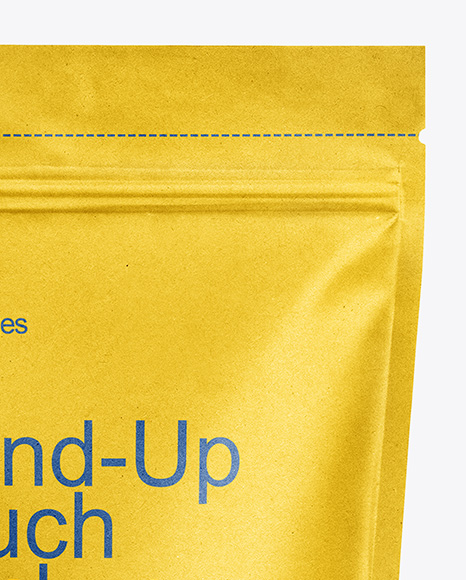 Kraft Stand-up Pouch Mockup
