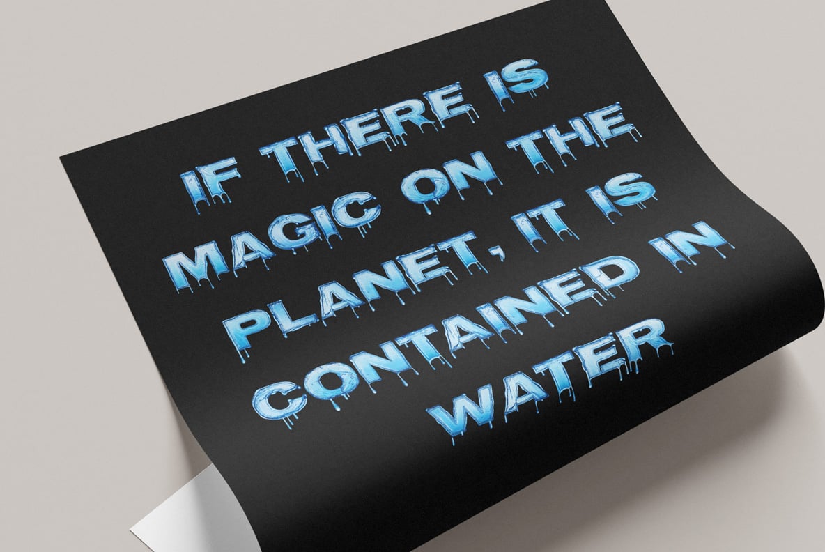 Water Font