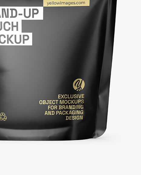 Matte Stand-up Pouch Mockup