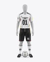 Full Soccer Kit w/ Mannequin Mockup – Front View