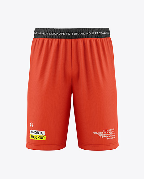 Men’s Sports Shorts Mockup – Front View