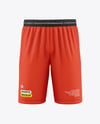 Men’s Sports Shorts Mockup – Front View
