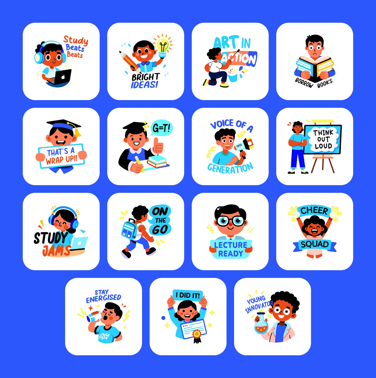 College and University Stickers
