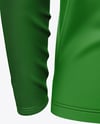 Men's Long Sleeve Raglan Polo Mockup