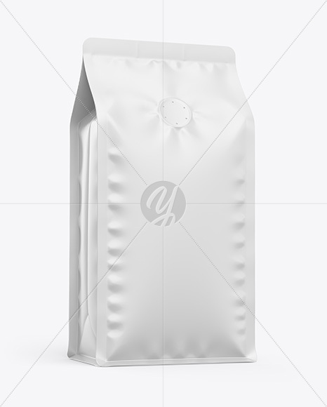 Matte Coffee Bag Mockup