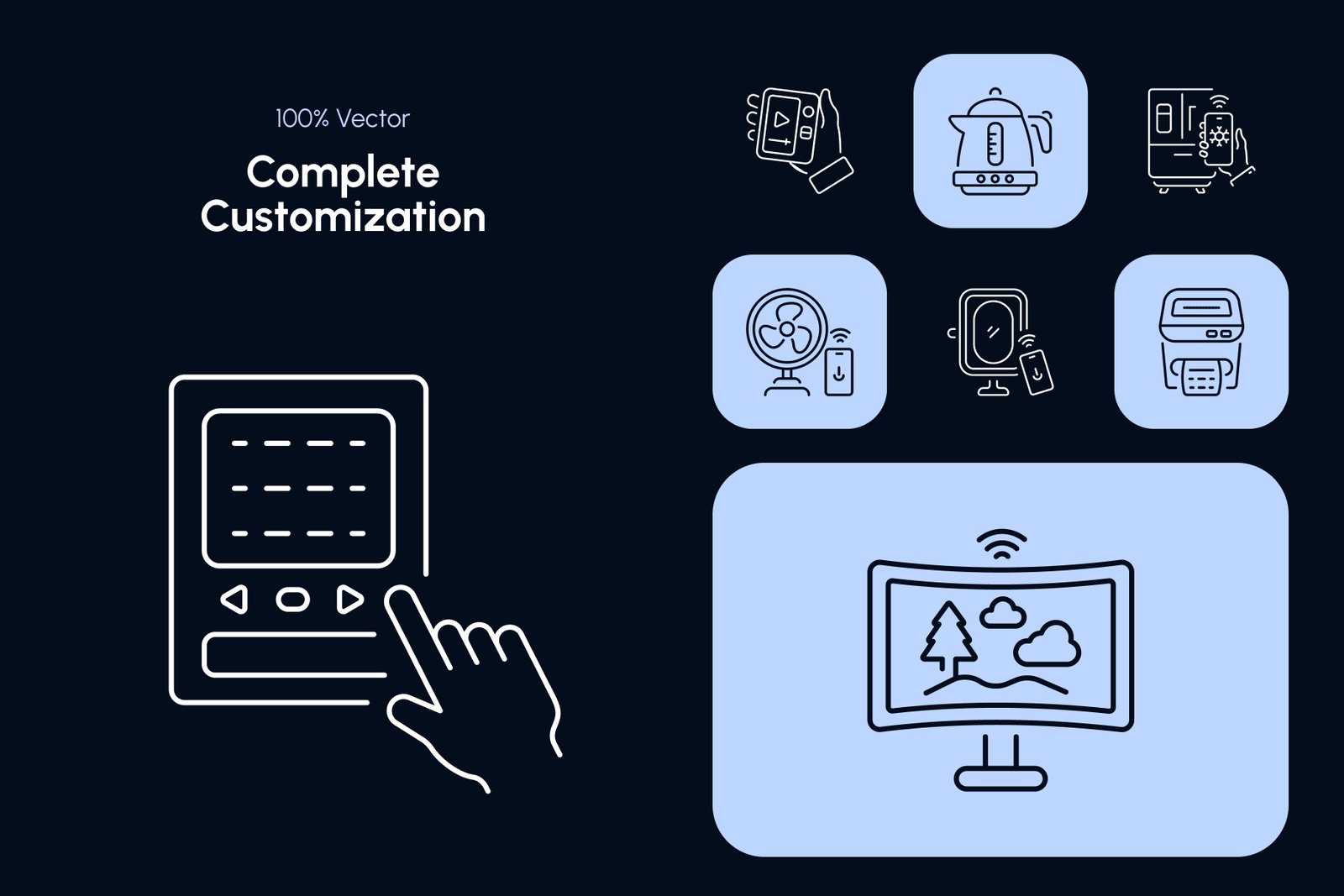 Tech Gadget Icon Set