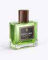 Clear Glass Perfume Bottle Mockup