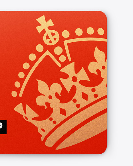 Credit Card w/ Kraft Cardholder Mockup