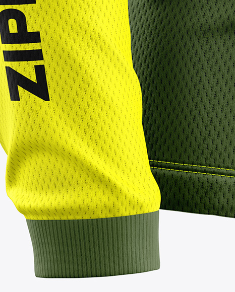 Mesh Jersey Mockup - Half Side View