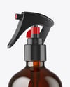 Amber Spray Bottle Mockup