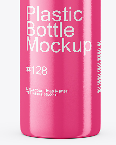Glossy Cosmetic Bottle Mockup