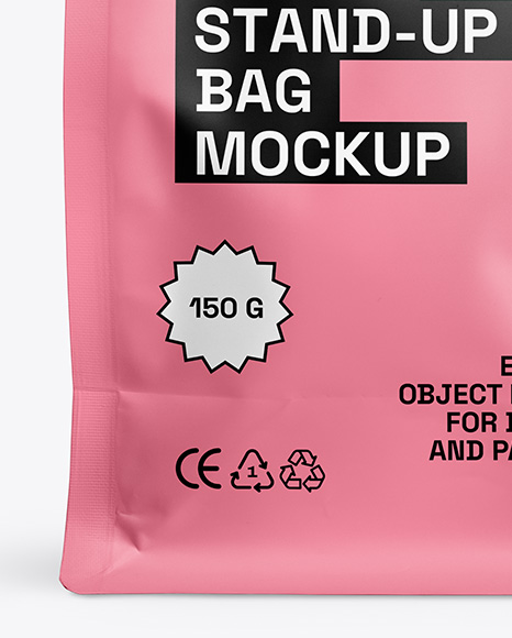 Matte Coffee Bag Mockup