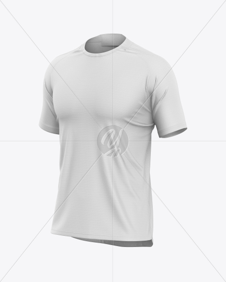 Soccer Jersey Mockup - Half Side View