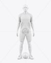 Soccer Kit w/ Mannequin Mockup - Front View