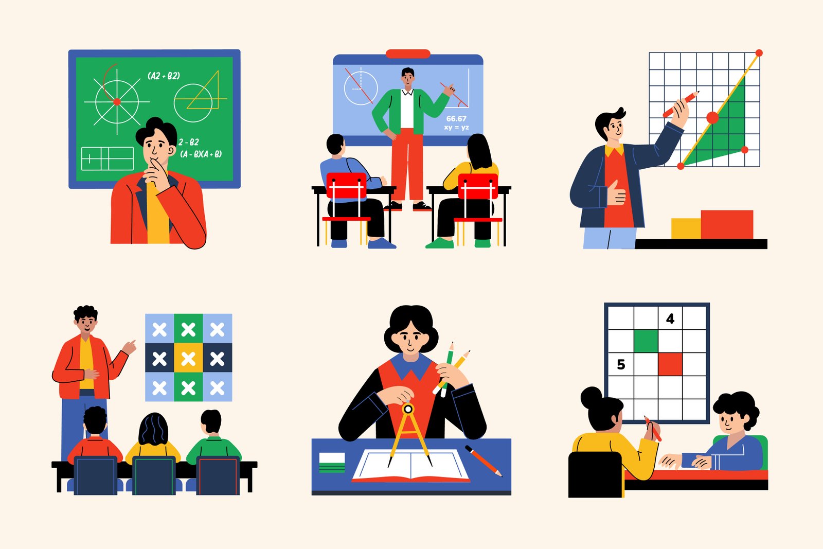 Math Illustrations Collection