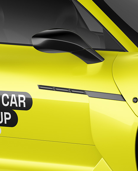 Sport Car Mockup - Side View
