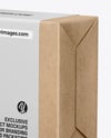 Kraft Paper Soap Bar Mockup – Half Side View