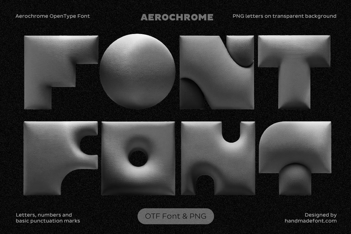 Aerochrome Font