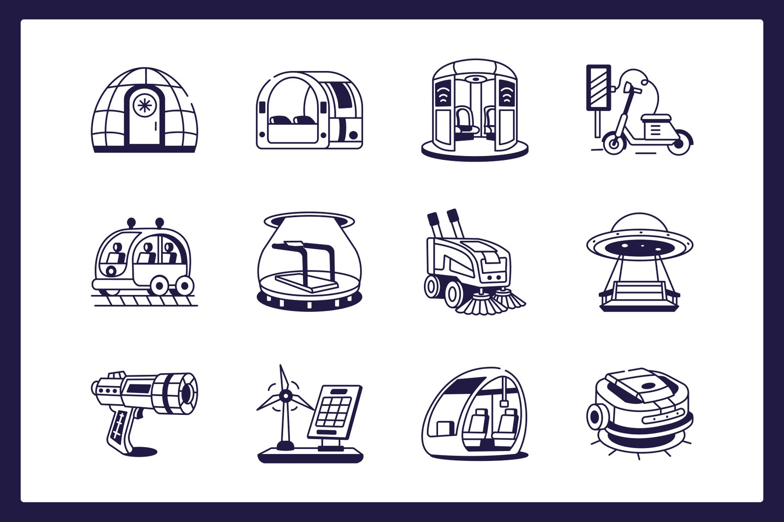Future City Drawing Art Set