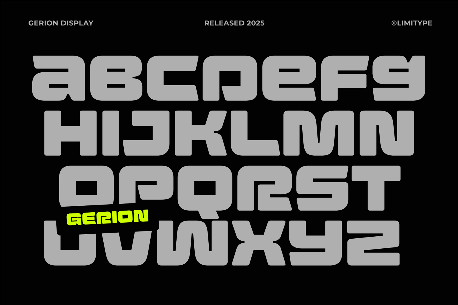 Gerion - Display Font