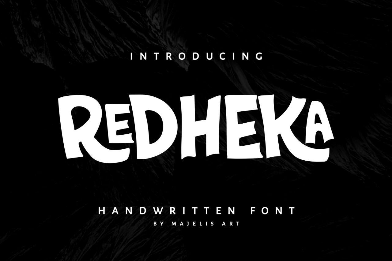 REDHEKA - Handwritten font