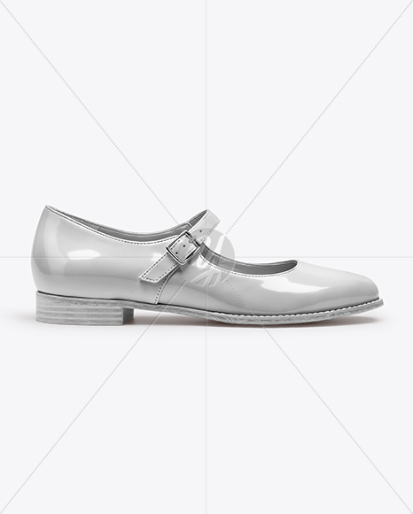 Single Mary Janes Shoe Mockup