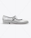 Single Mary Janes Shoe Mockup