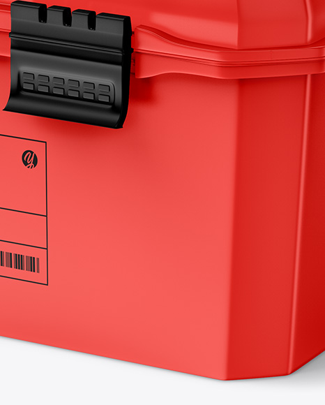 Plastic Tool Box Mockup