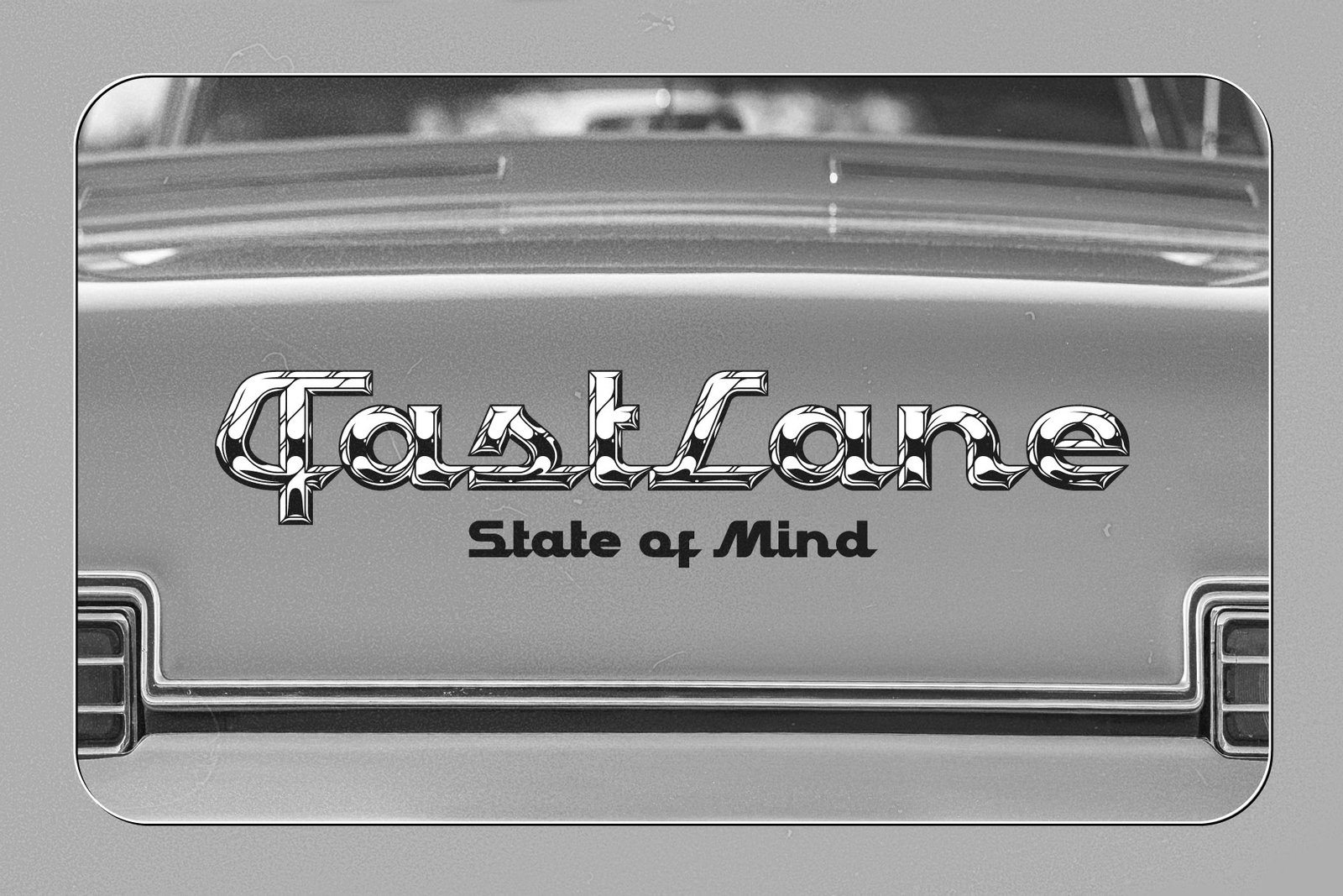 DrivEdge - Shiny Chrome Font