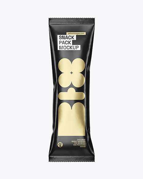 Glossy Snack Pack Mockup