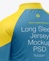 ¼ Zipper Mock Neck Long Sleeve Jersey