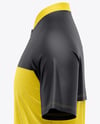 Raglan Short Sleeve Cage Jacket Mockup