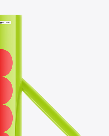Glossy Watering Can Mockup