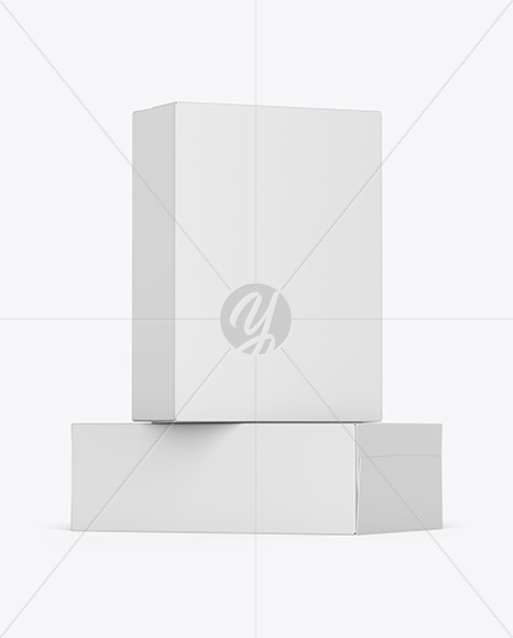 Two Paper Boxes Mockup