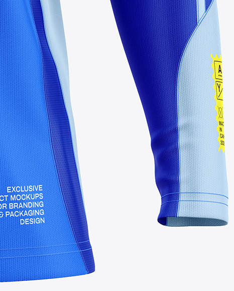 Training Long Sleeve Jersey Mockup - Front View