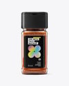 Square Glass Jar with Taco Seasoning Mockup